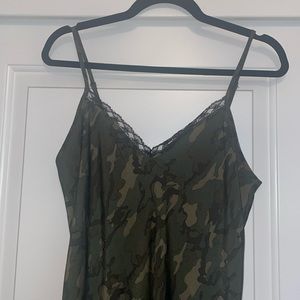 Camo slip dress